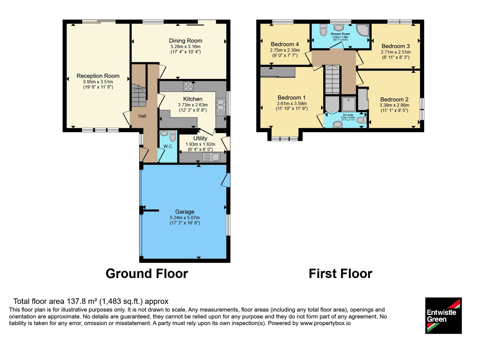 2, Warkworth Close, Cheshire floorplan