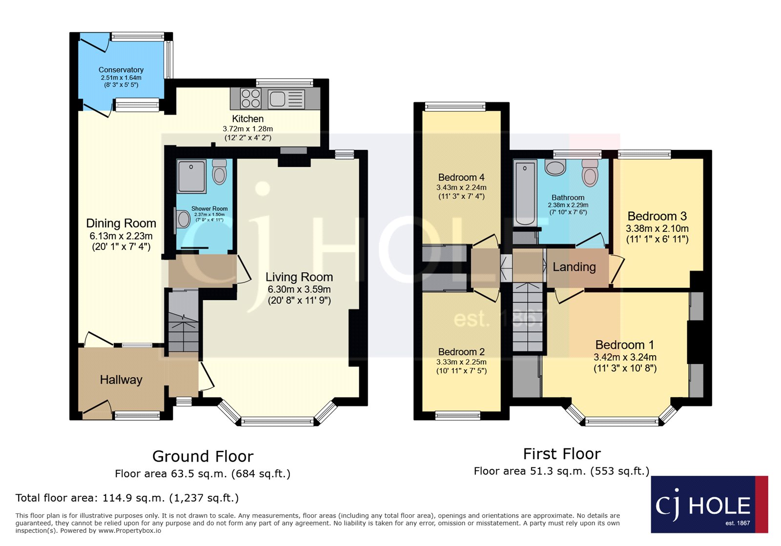 16, St Peters Rise, Bristol floorplan