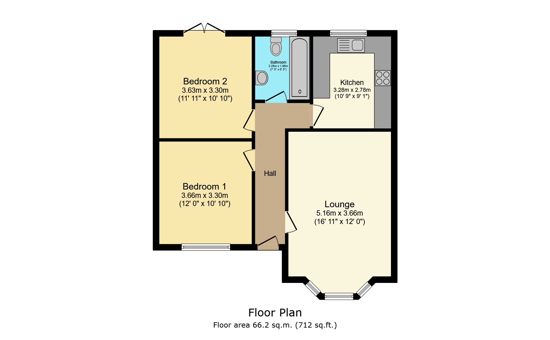 2 Westbrooke Road, Lincoln, Lincolnshire floorplan