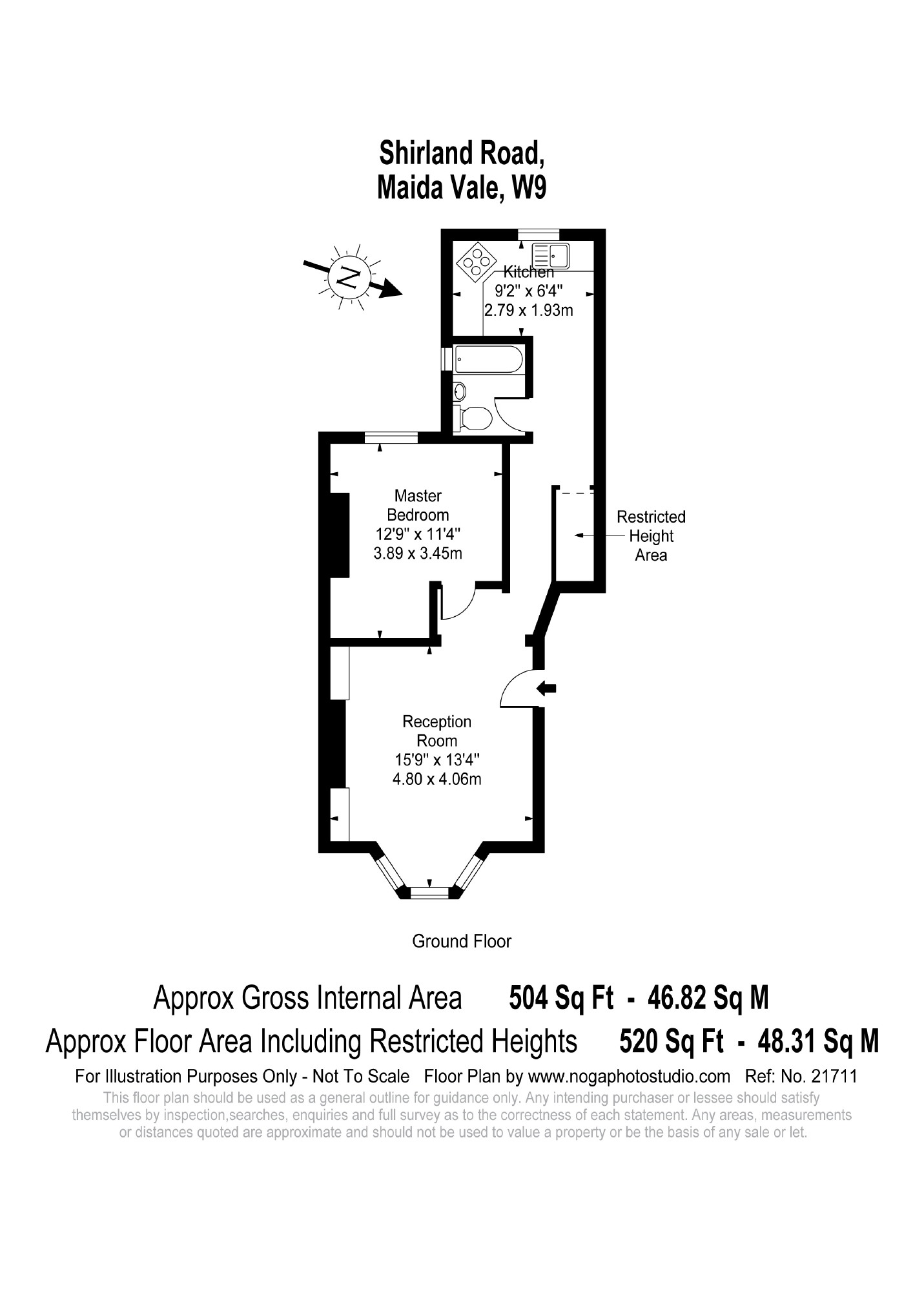 Shirland Road, London W9, 1 bedroom flat for sale 58810637