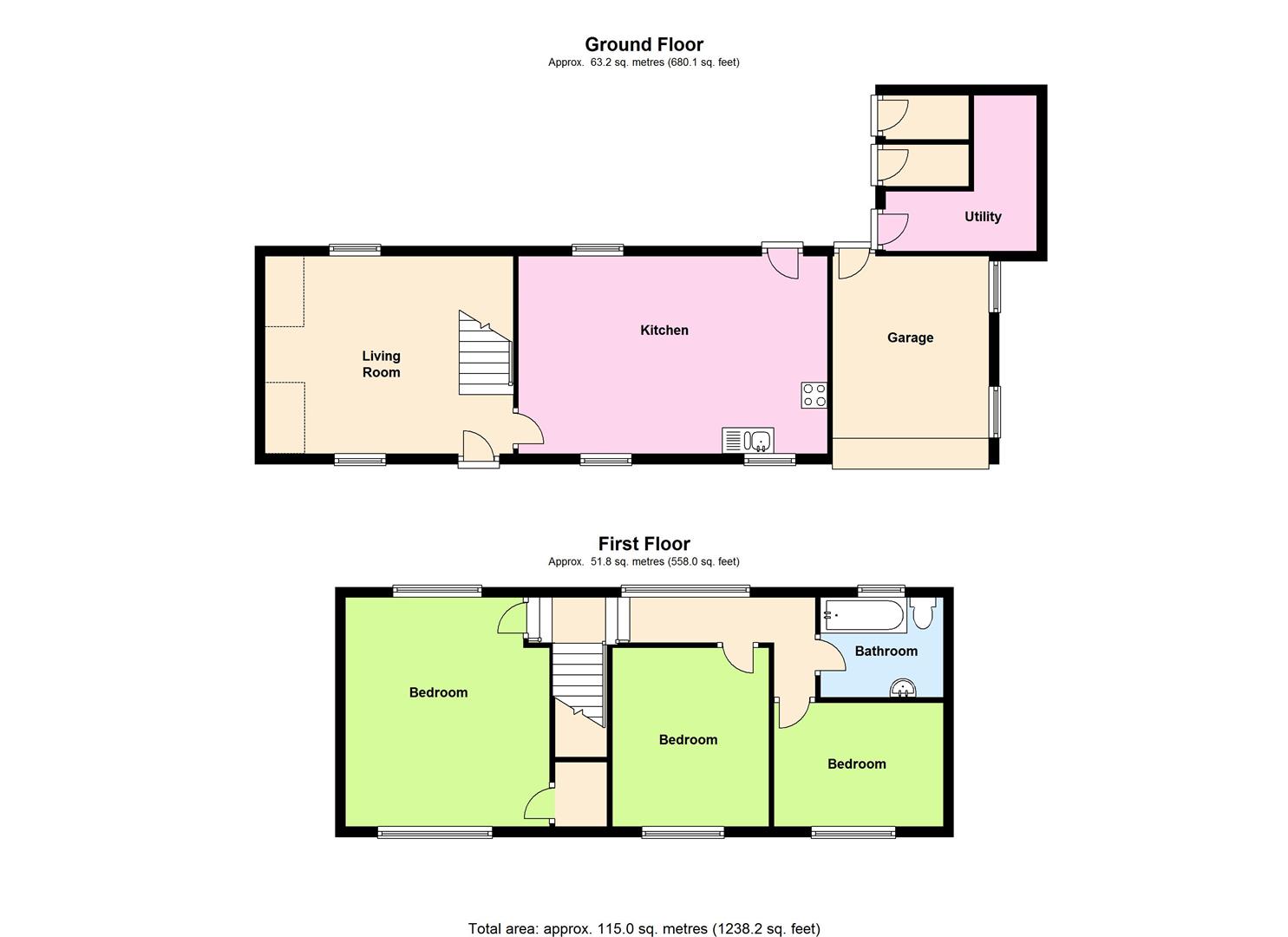 3 Bedrooms Detached house for sale in Bryn Rhys, Glan Conwy, Colwyn Bay LL28