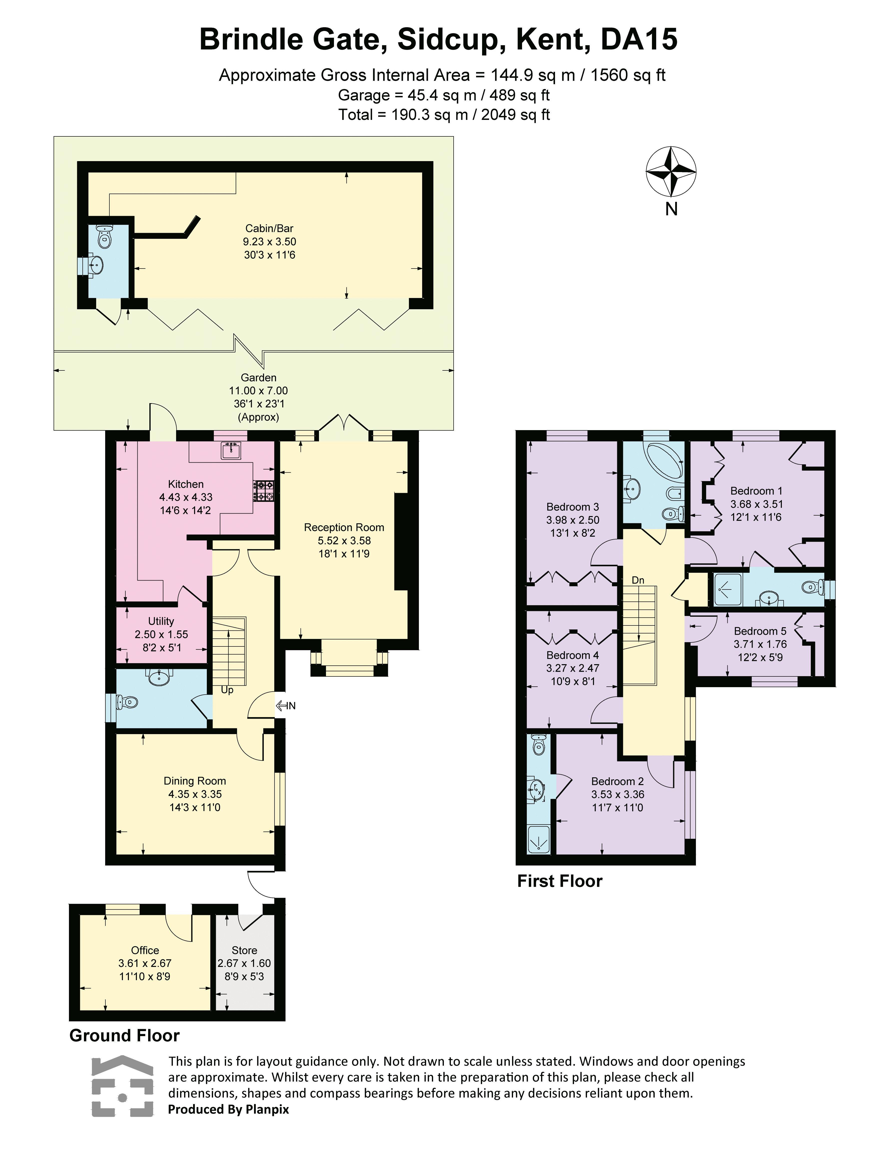 2, Brindle Gate, Sidcup floorplan