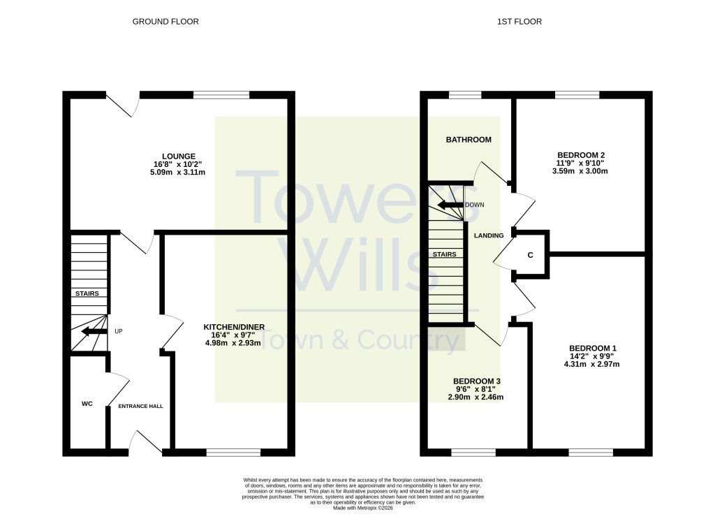 39, Kingfisher Drive, Yeovil floorplan