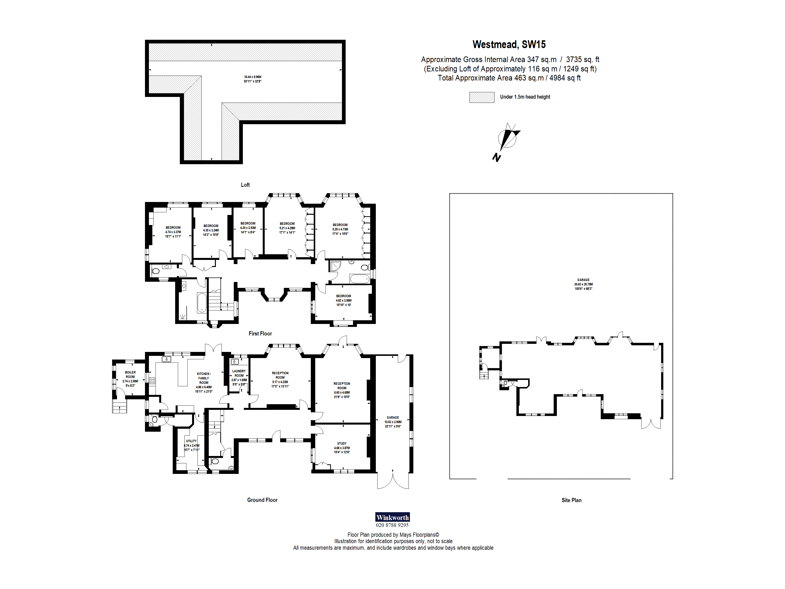 Westmead, London, SW15 floorplan