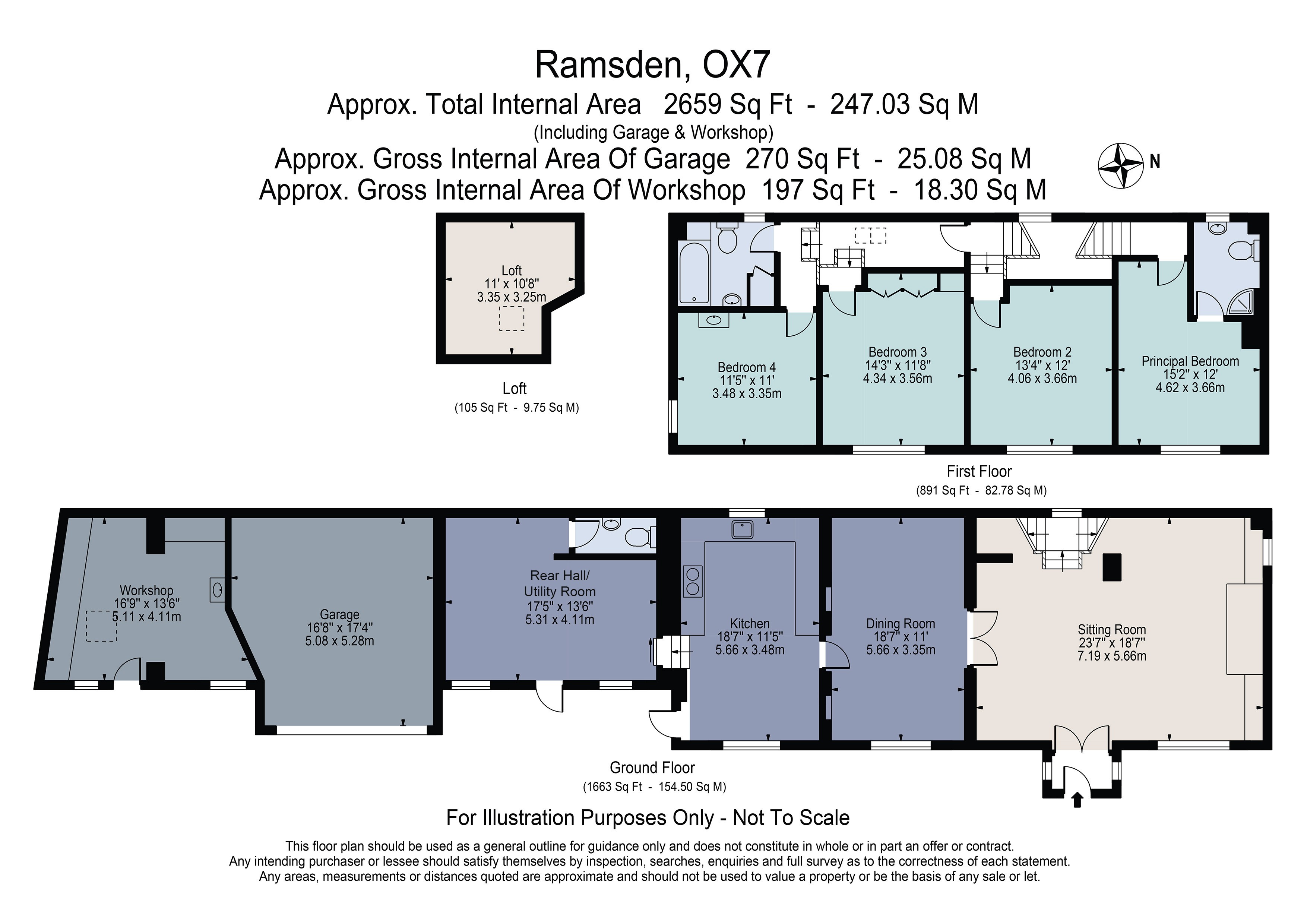Swallows Barn,, Lower End, Chipping Norton floorplan
