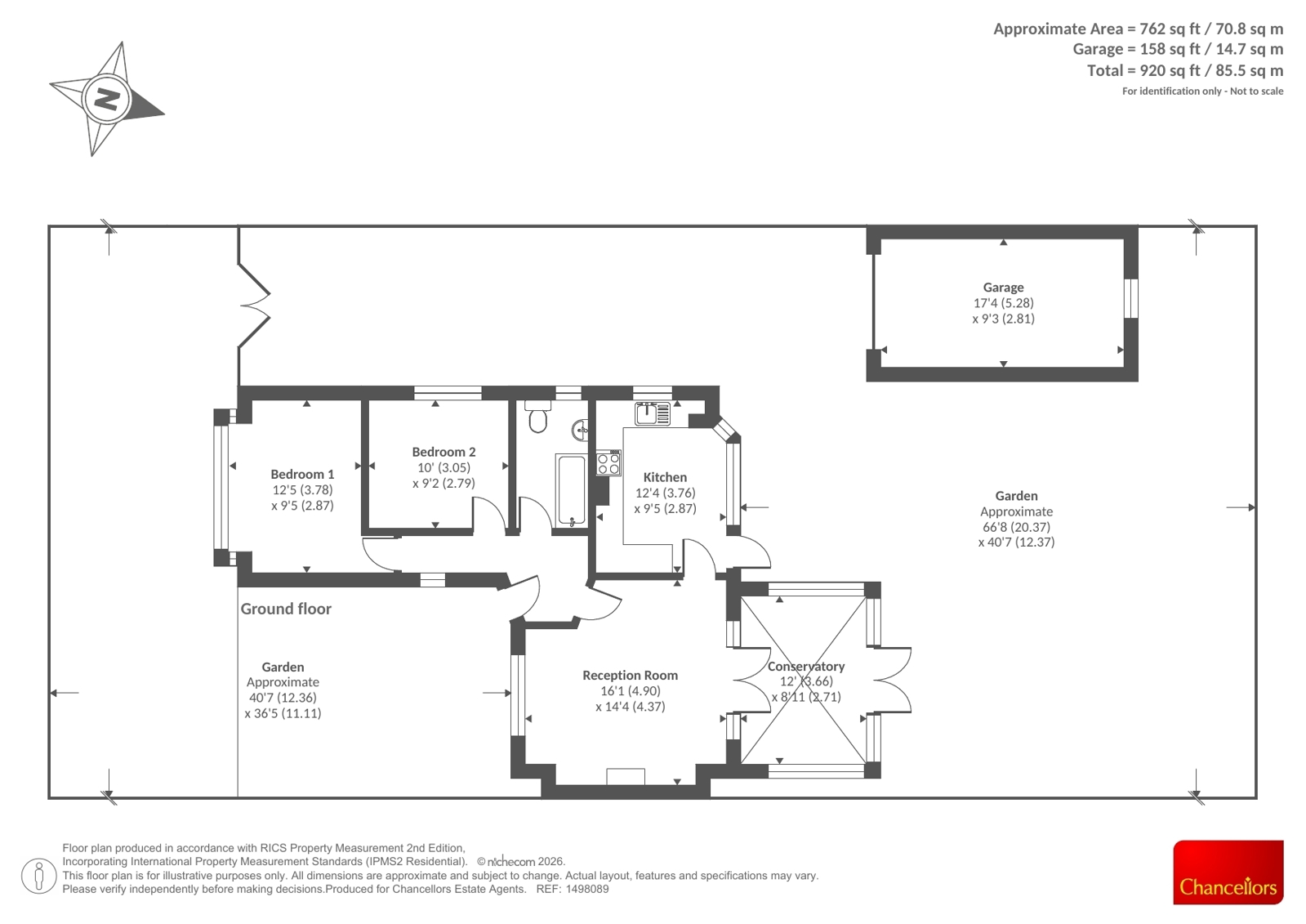 2, St. Swithuns Road, Oxford floorplan