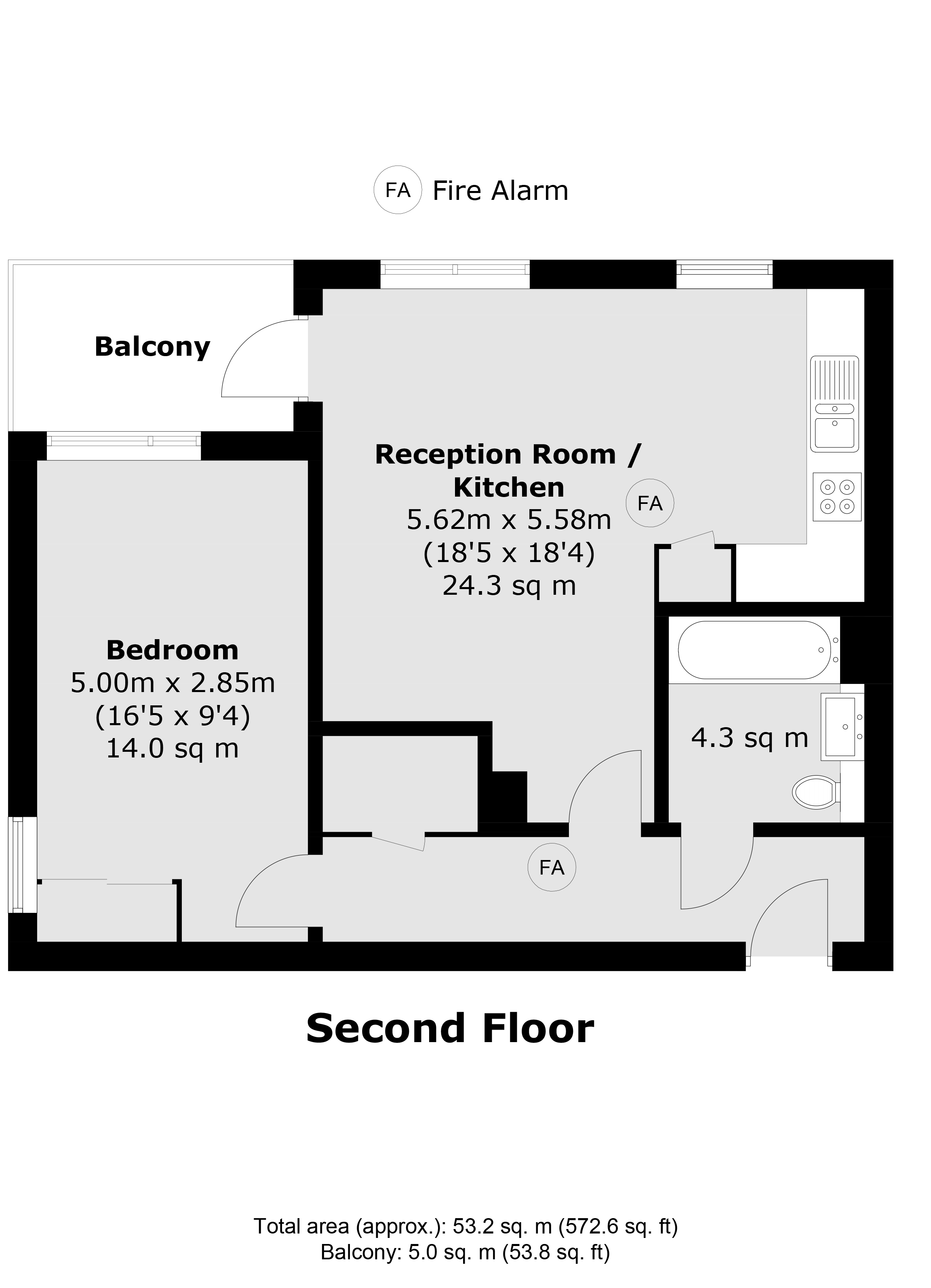 Silverworks Close, London floorplan