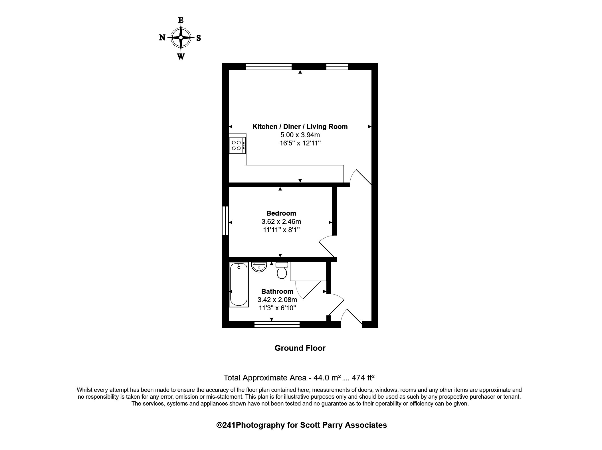 Whiterocks Park, St. Anns Chapel, Gunnislake PL18, 1 bedroom semidetached bungalow for sale