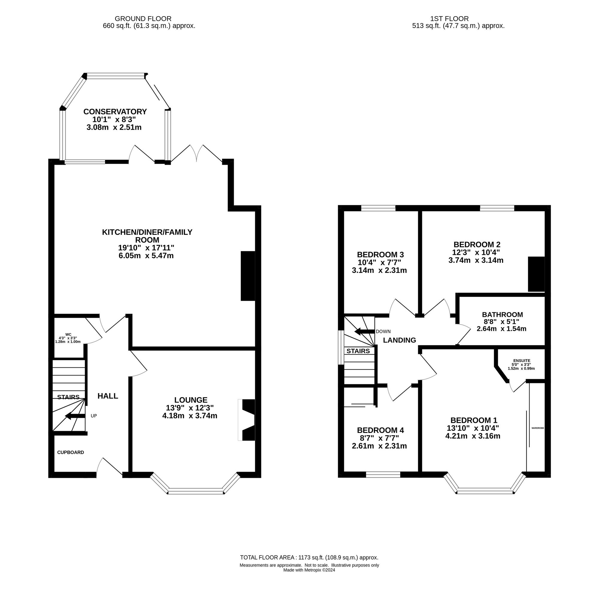 17 Warwick Road, Stockport floorplan