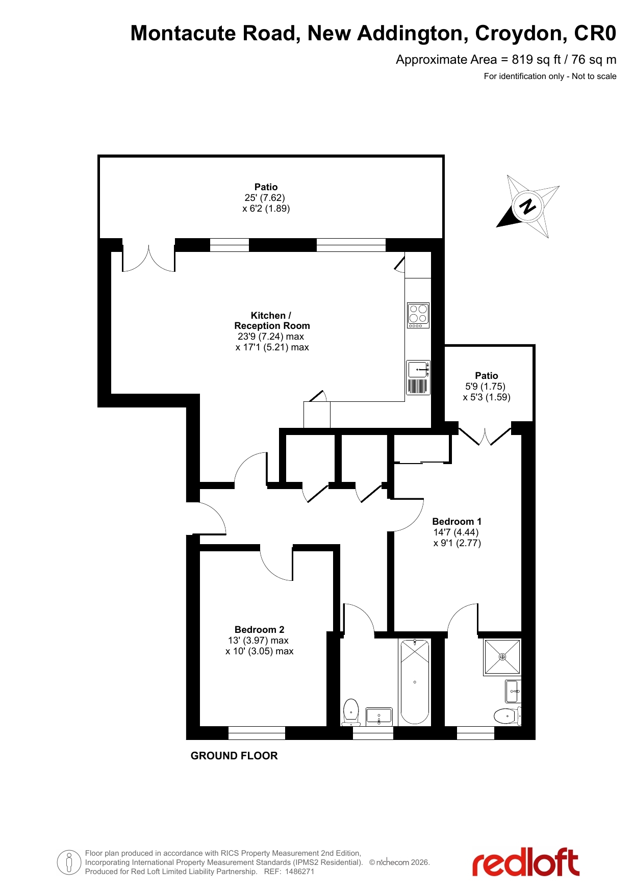 2A Montacute Road, Croydon floorplan