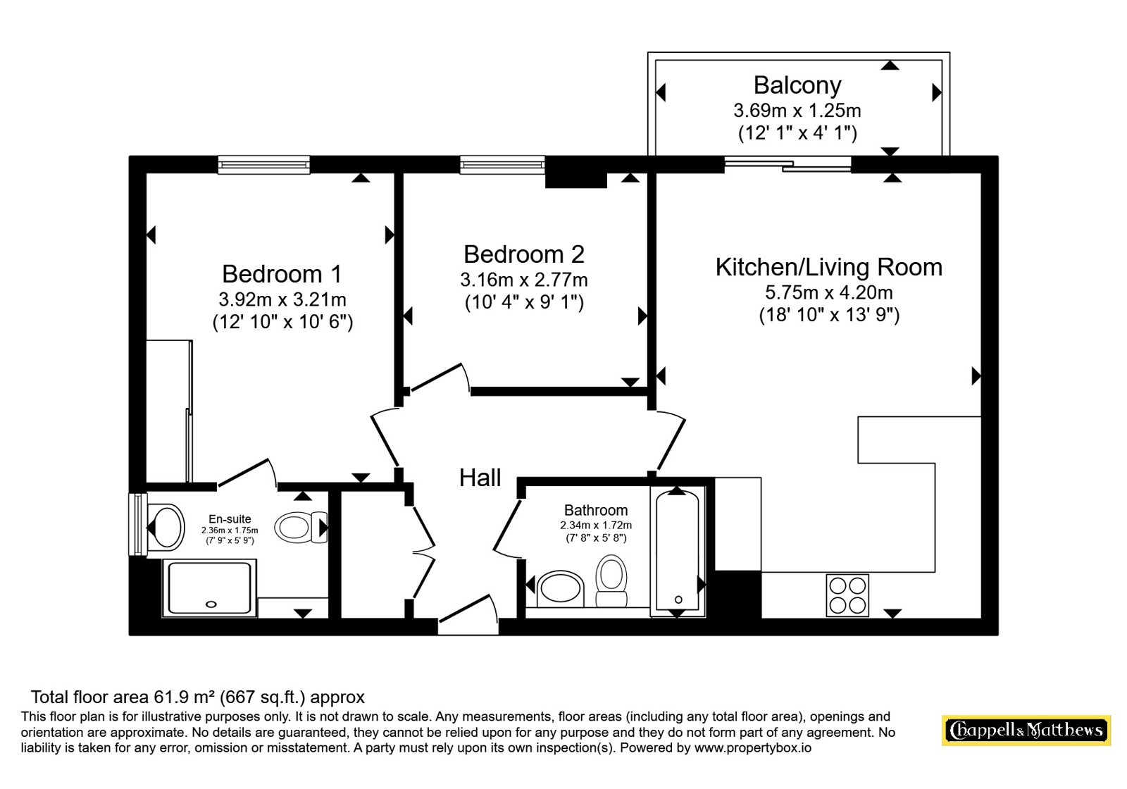 Flat 22, Invicta,, Millennium Promenade, Bristol floorplan