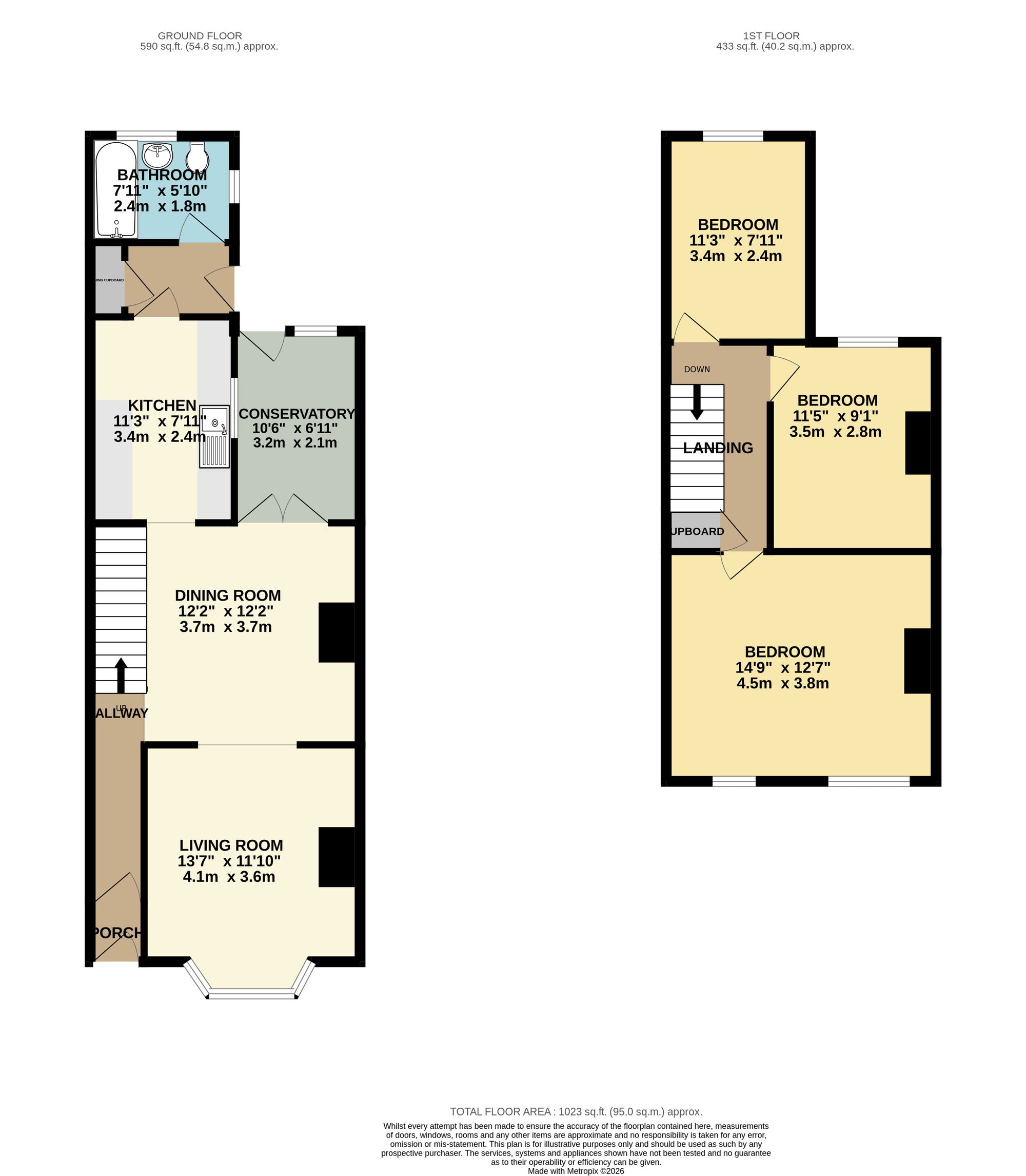 Stephen Street, Taunton floorplan