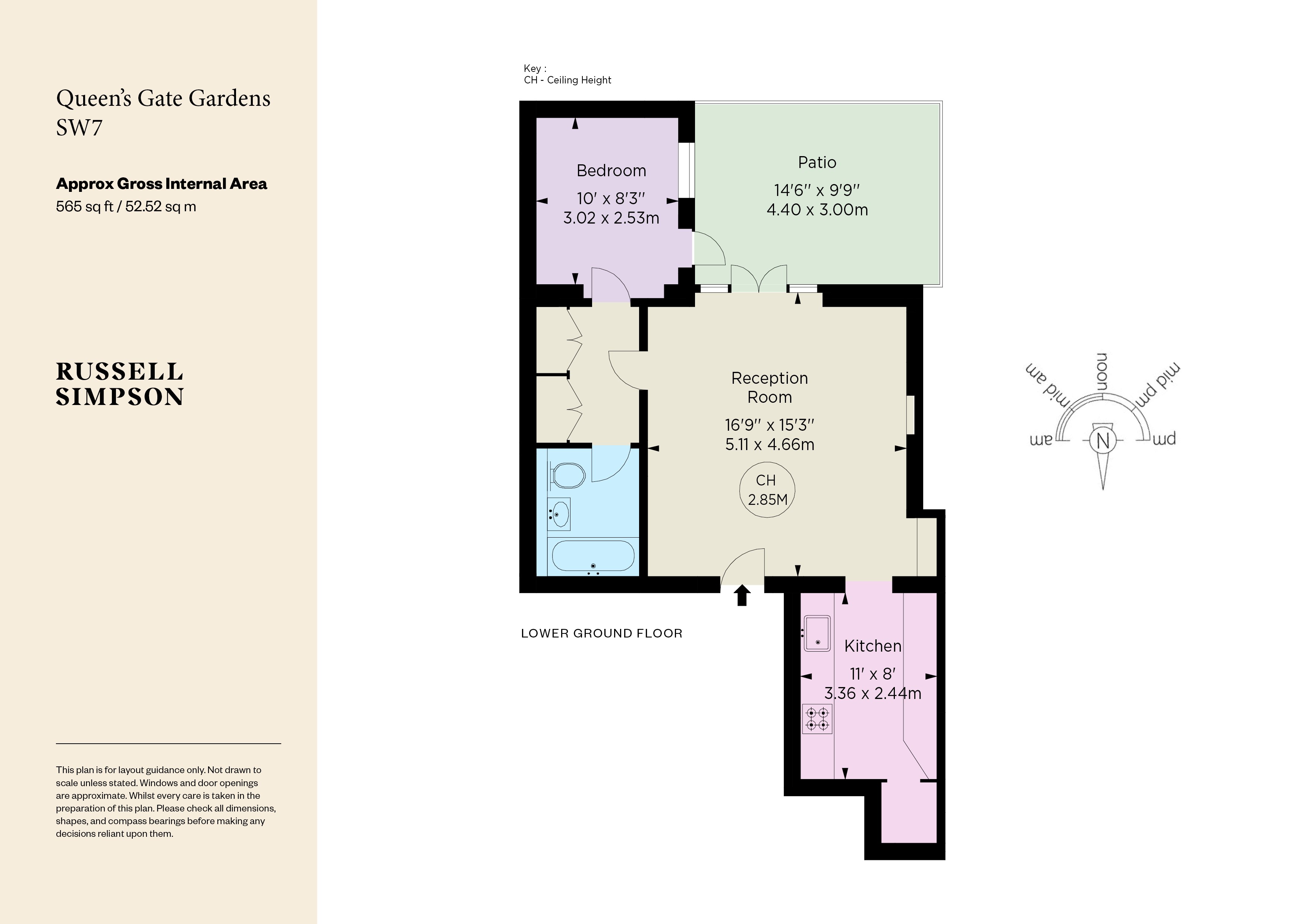 Queen's Gate Gardens, South Kensington, London SW7, 1 Bedroom Flat For ...