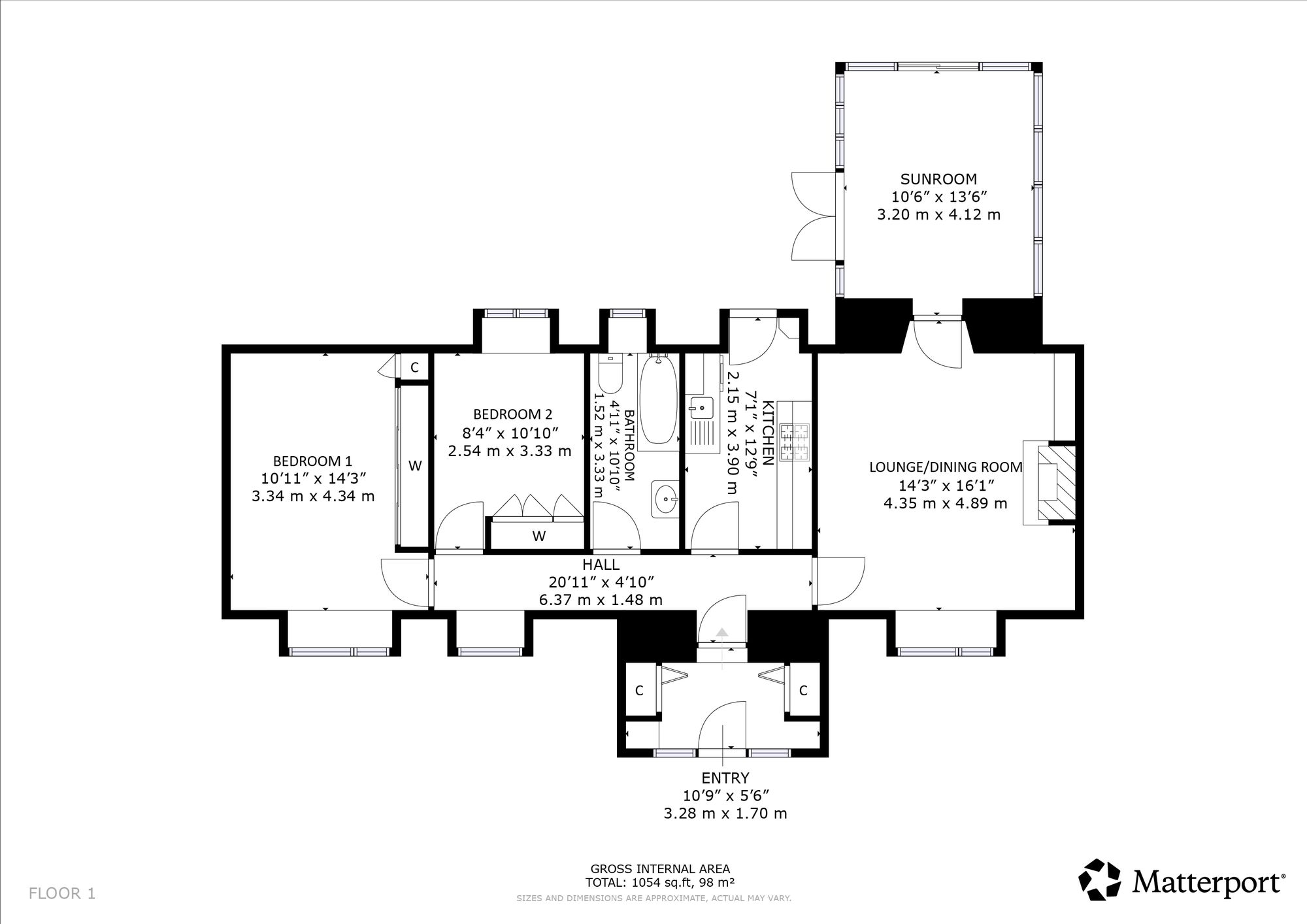 2 Lettermay Cottage, Cairndow floorplan