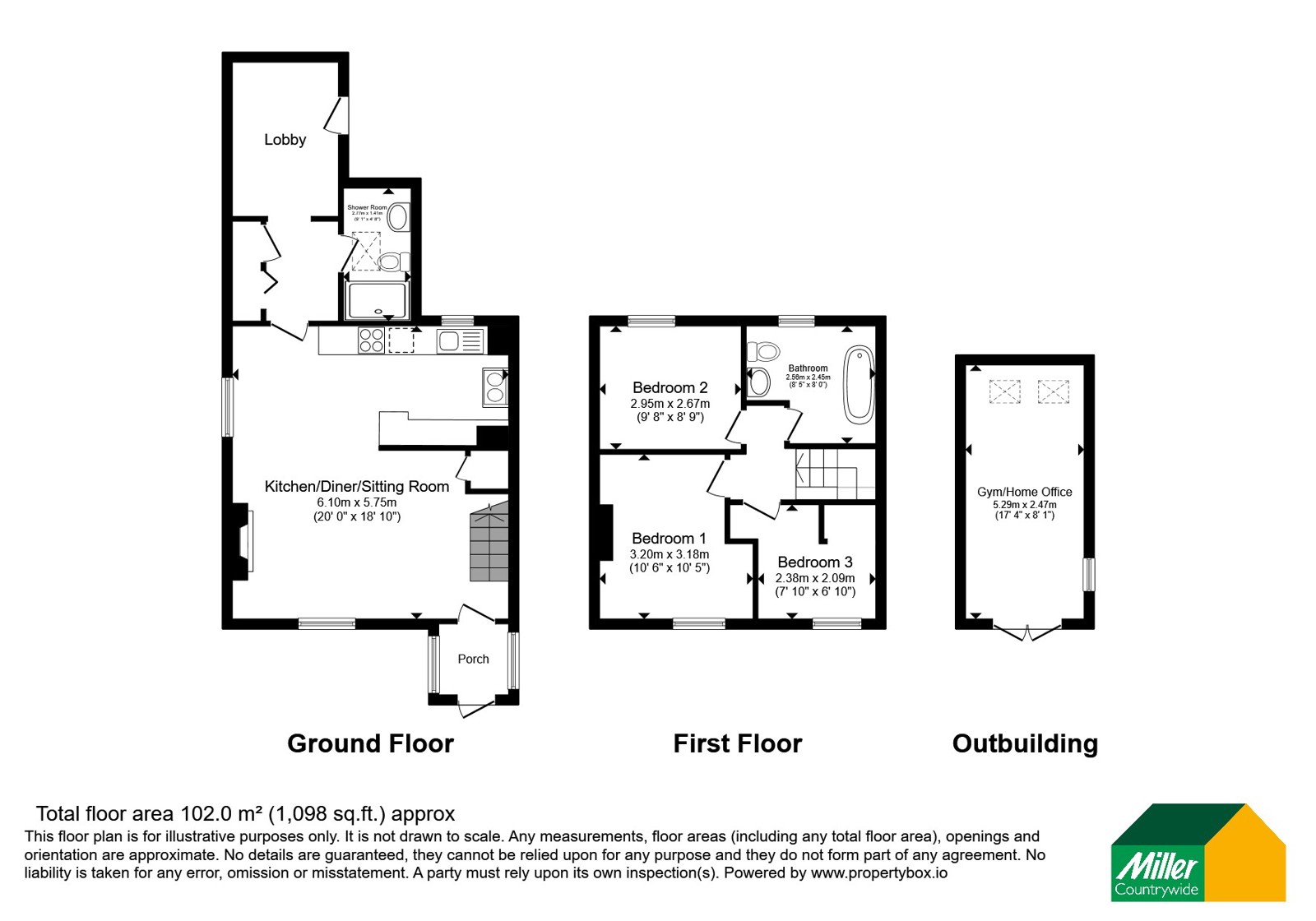 Lavender Cottage,, Rose, Cornwall floorplan