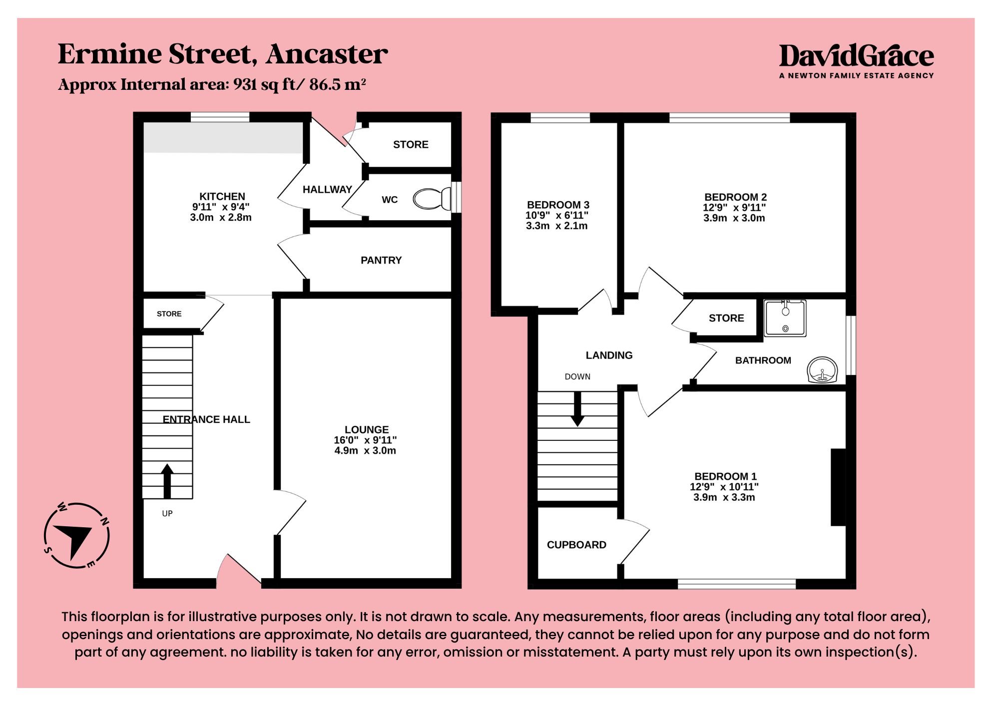 61 Ermine Street, Grantham floorplan