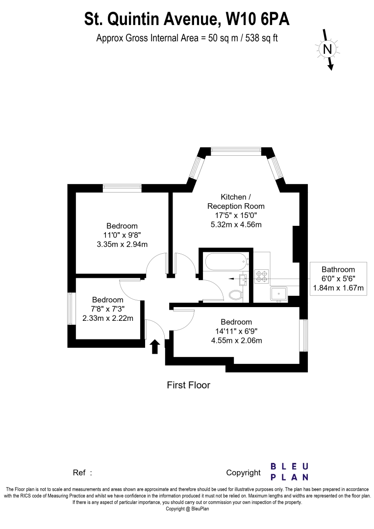 St. Quintin Avenue, London floorplan