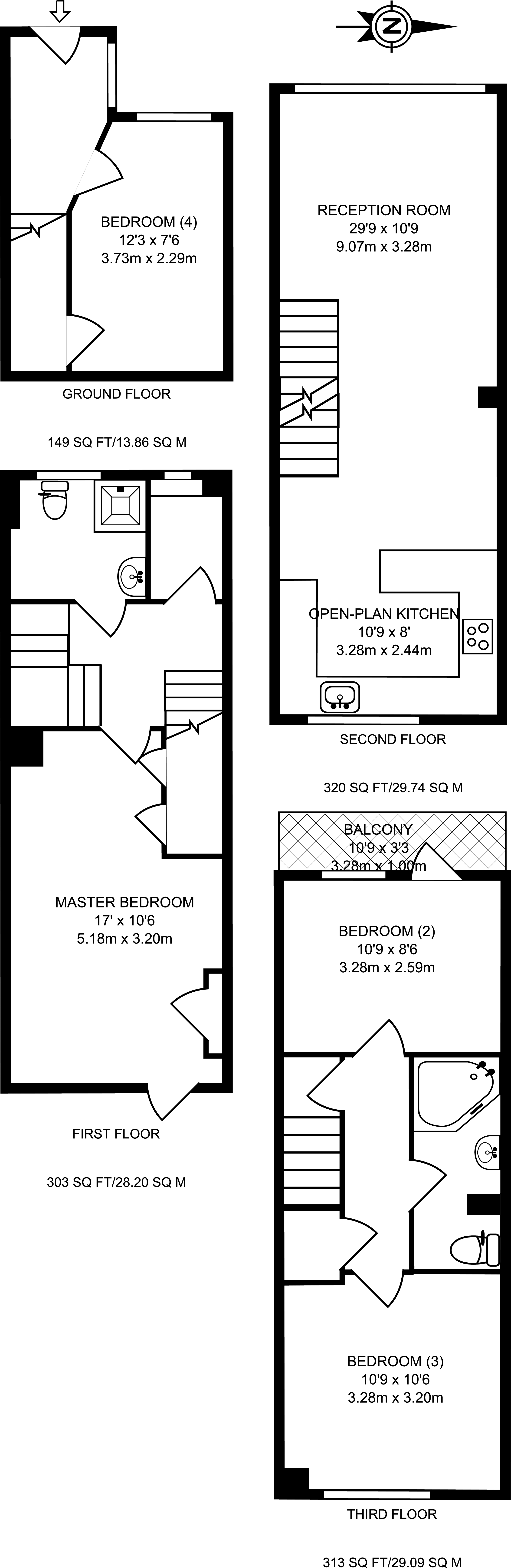 4 Bedrooms  to rent in Capstan Square, Isle Of Dogs, London E14