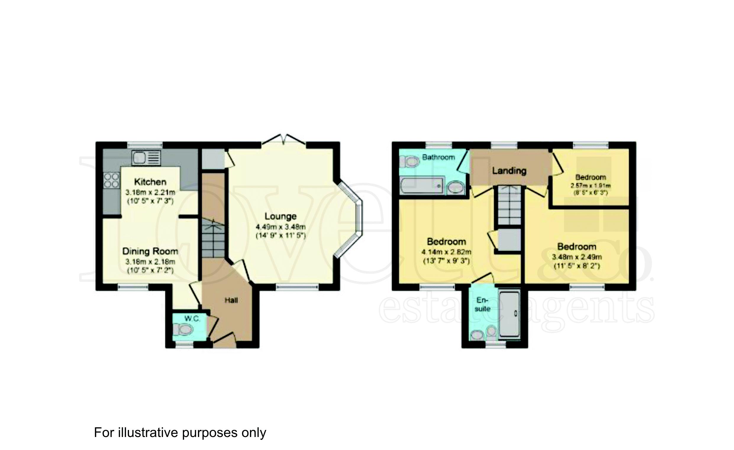 23, Kelvin Drive, Cannock floorplan