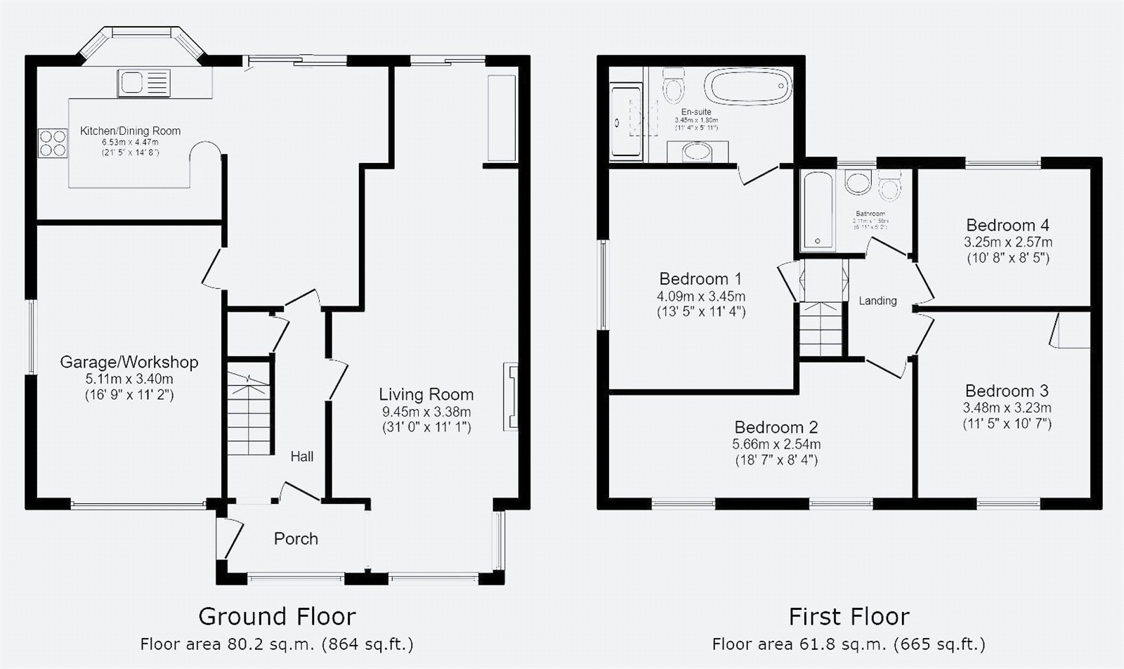 4, Greenside Lane, Cullingworth floorplan