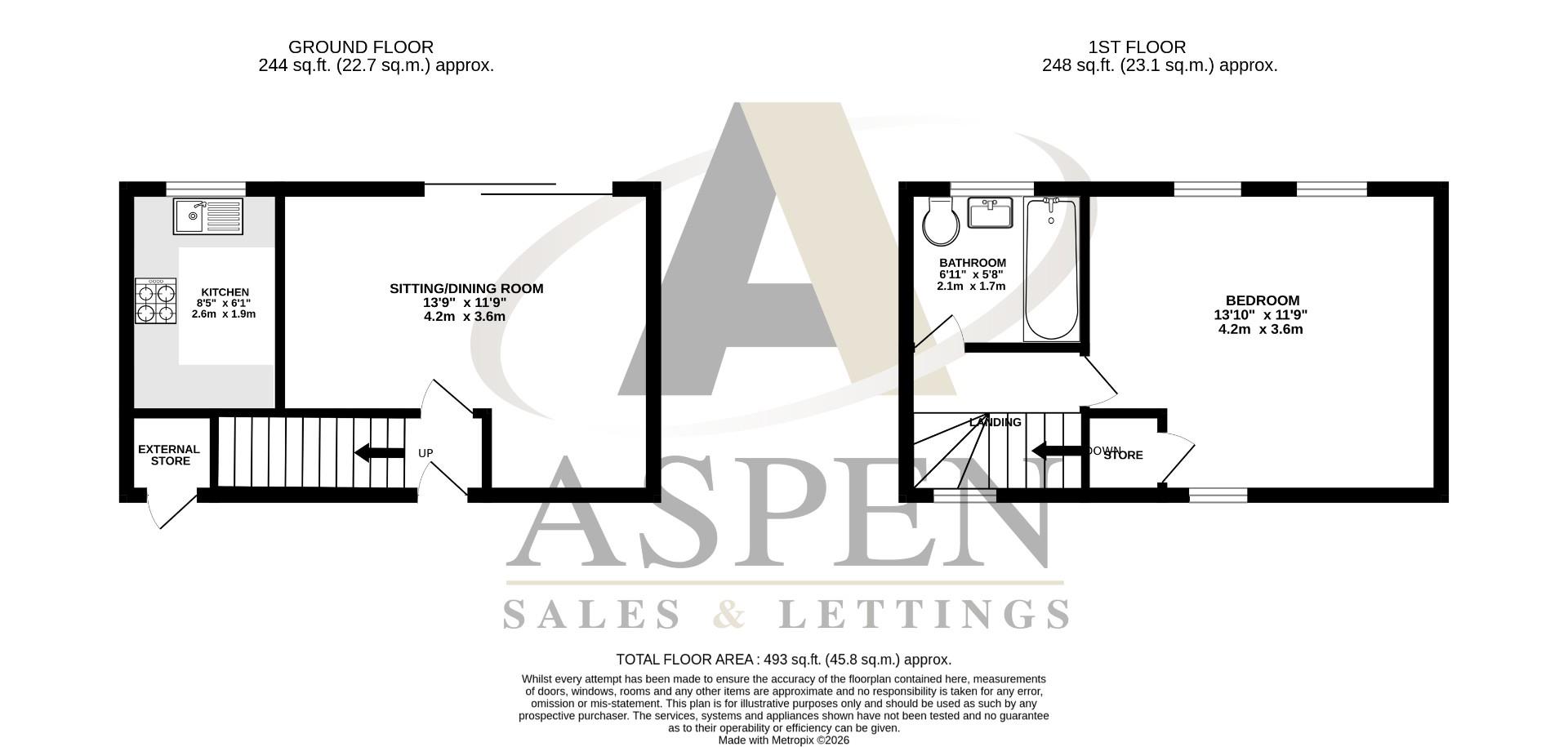 62, Loxwood Close, Feltham floorplan