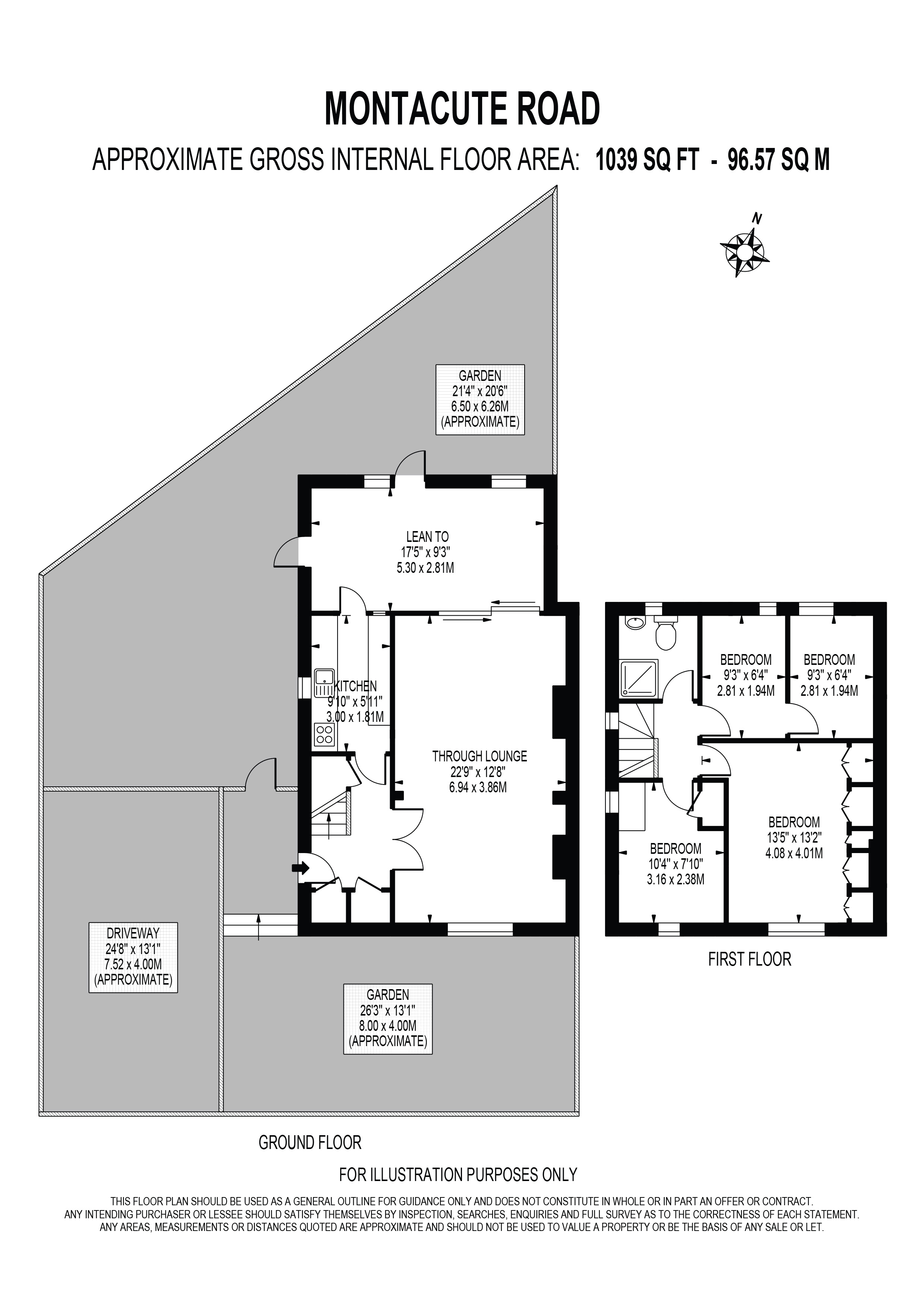 93, Montacute Road, Morden floorplan
