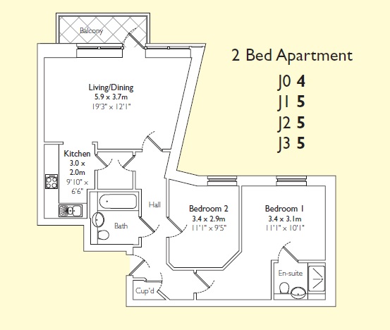 Drayton Park, London floorplan
