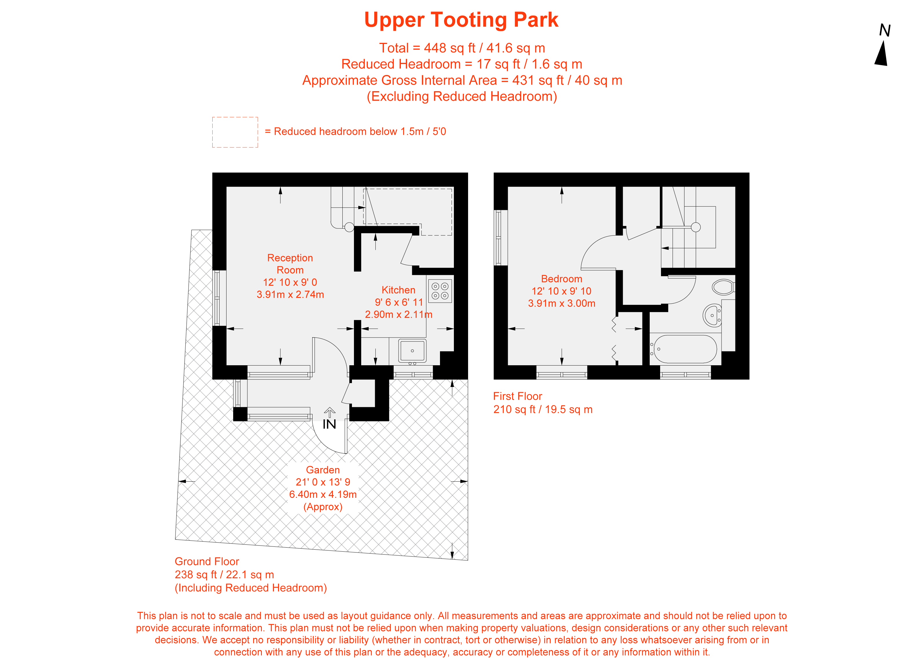 56, Upper Tooting Park, London floorplan