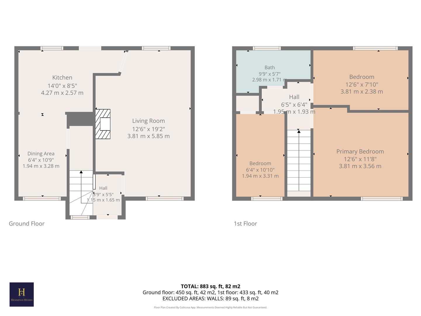 22, Keir Crescent, Wishaw floorplan