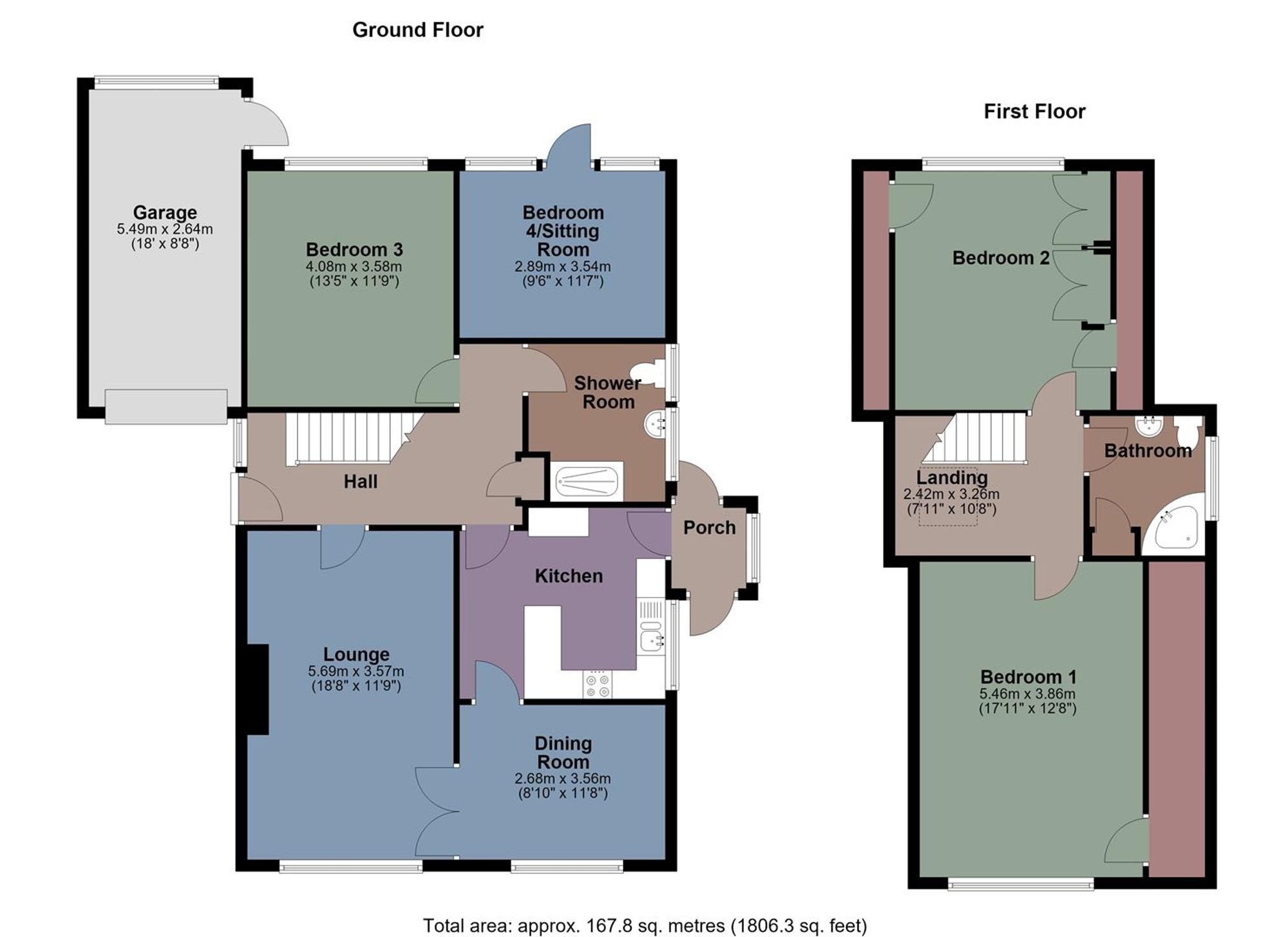 7, Bishops Grove, Swansea floorplan