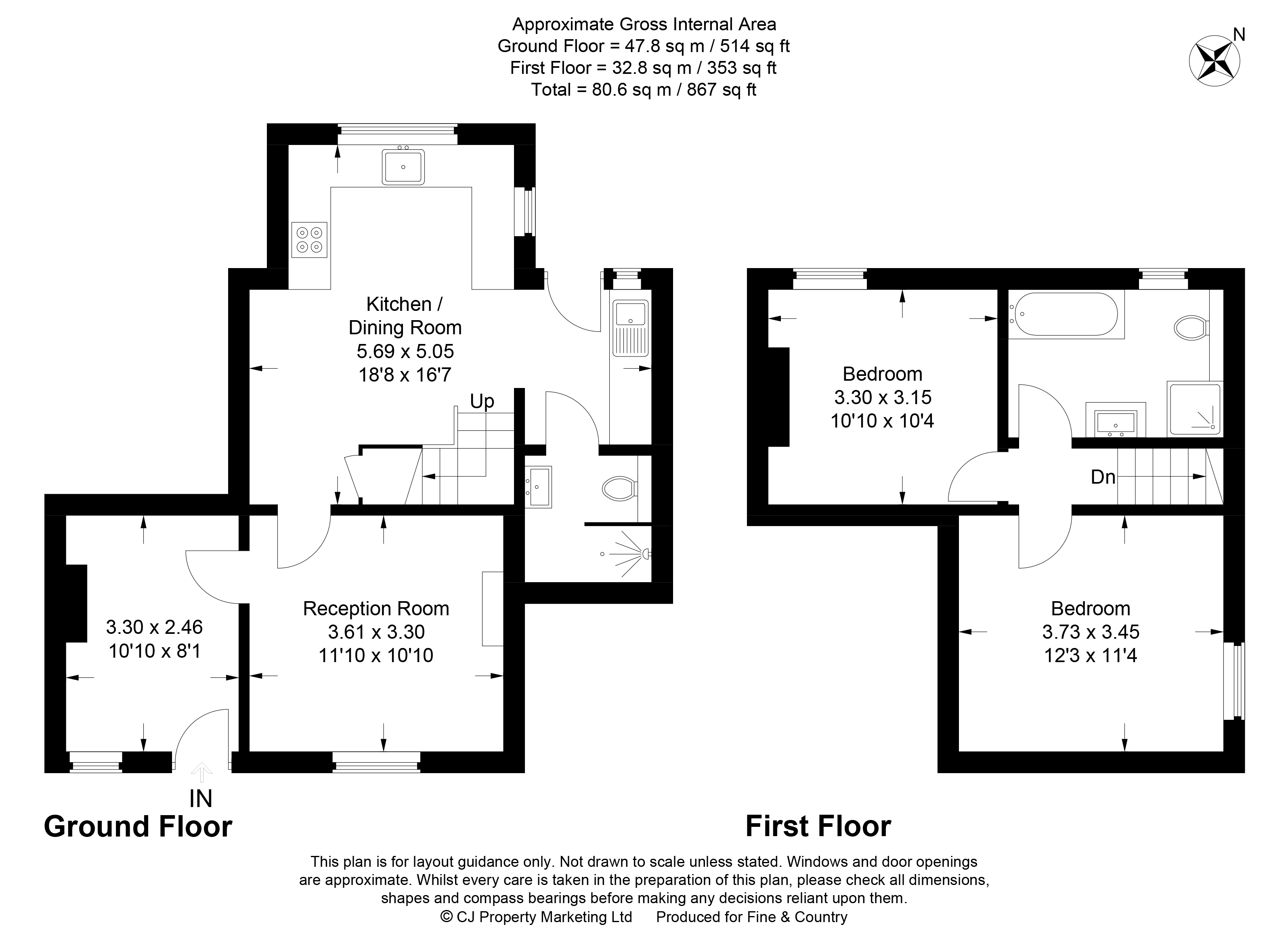 Aylesbury Road, Wendover, Aylesbury HP22, 2 bedroom cottage for sale