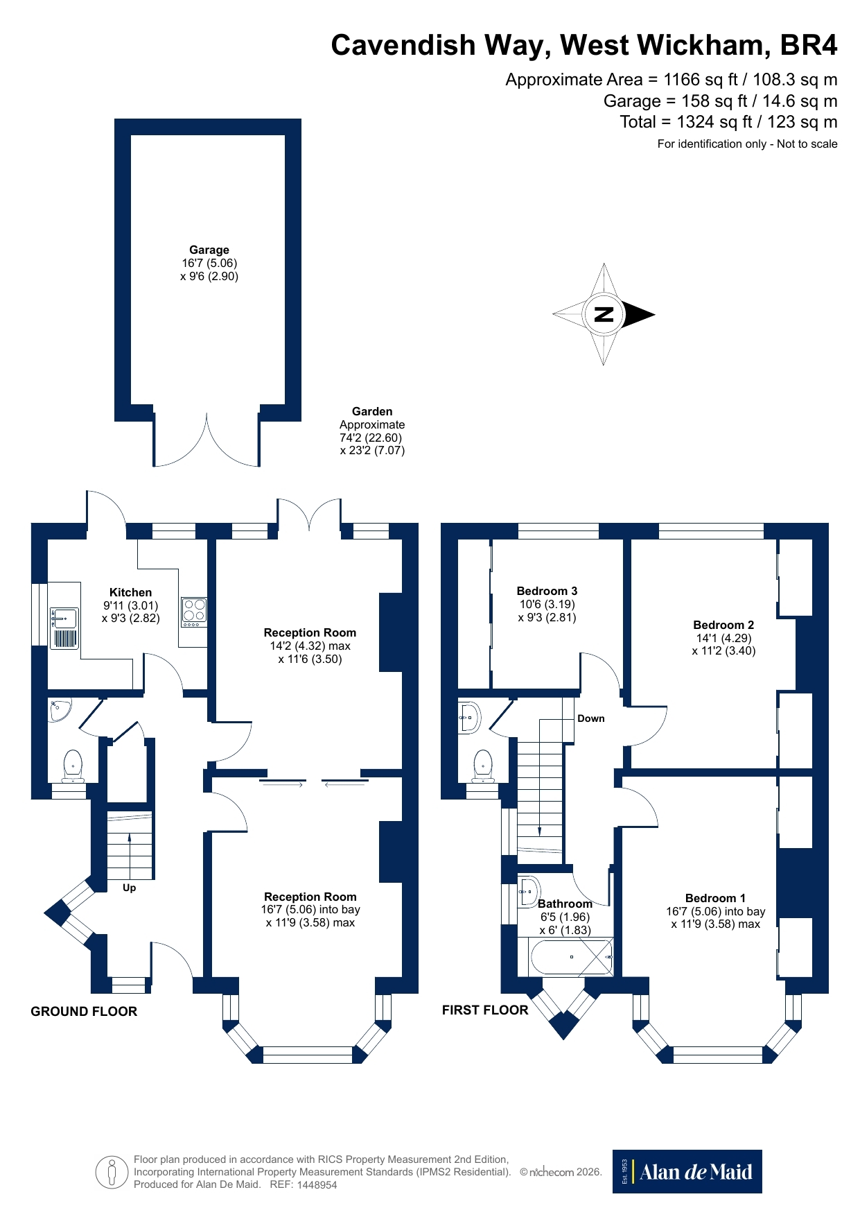 9, Cavendish Way, West Wickham floorplan