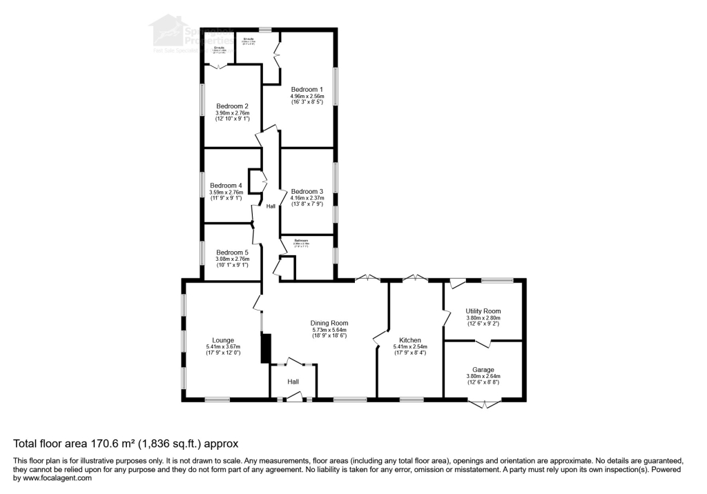 1, George's Paddock, Launceston floorplan