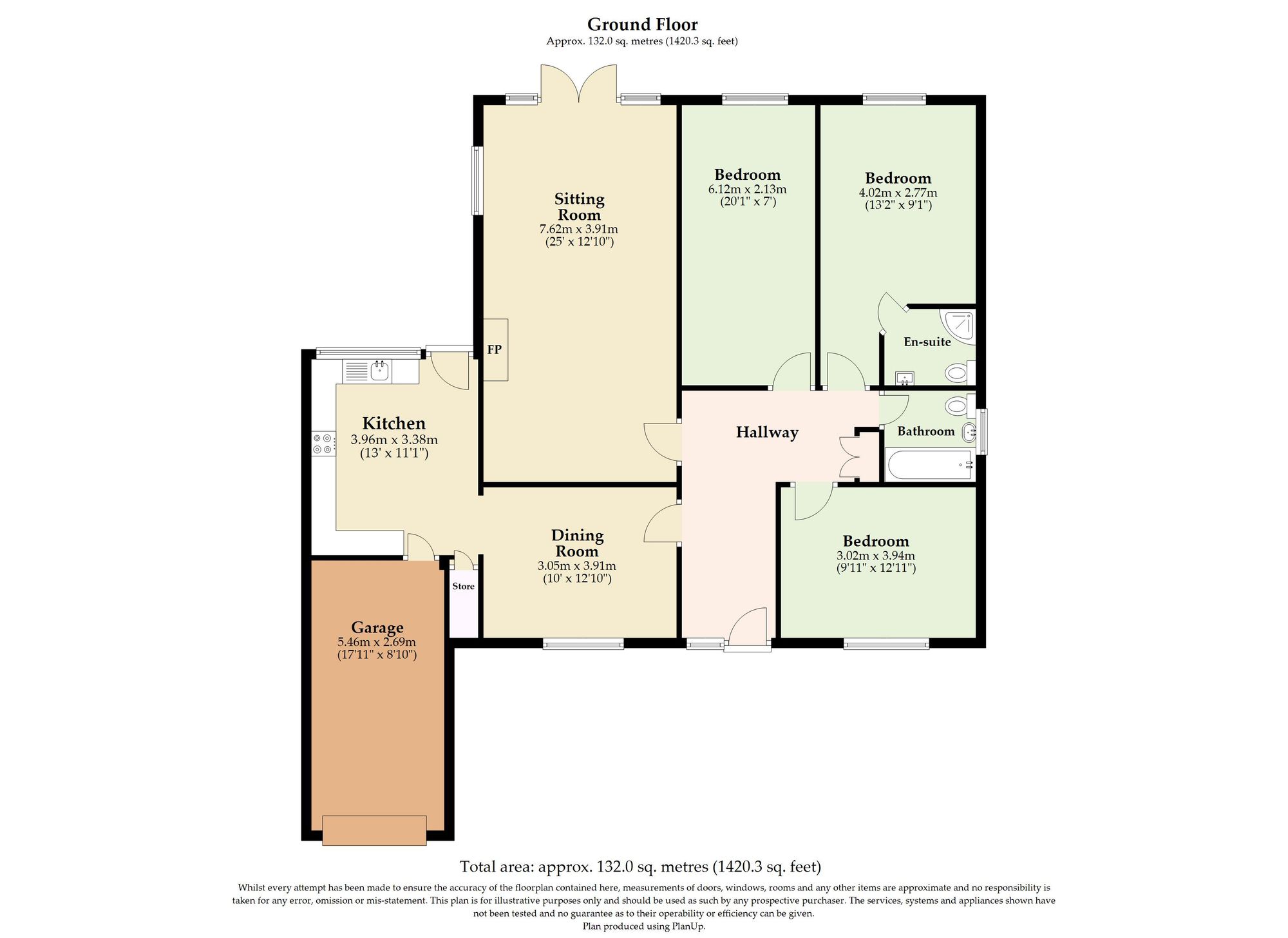 22 Fishponds Way, Stowmarket floorplan