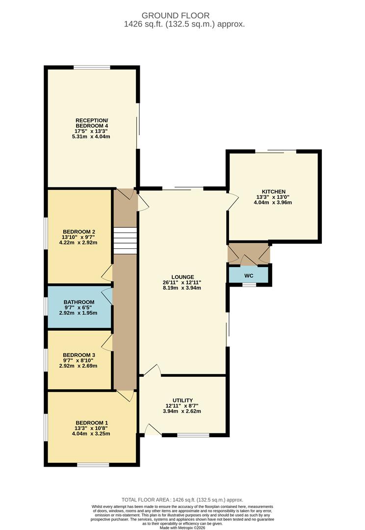 6, Cherry Tree Rise, Gainsborough floorplan