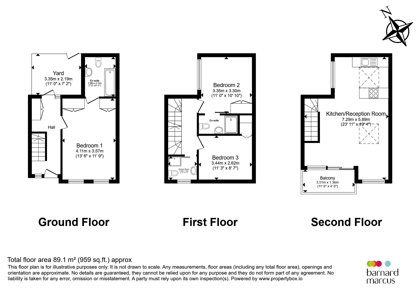13a, St. Andrew's Road, Surbiton floorplan