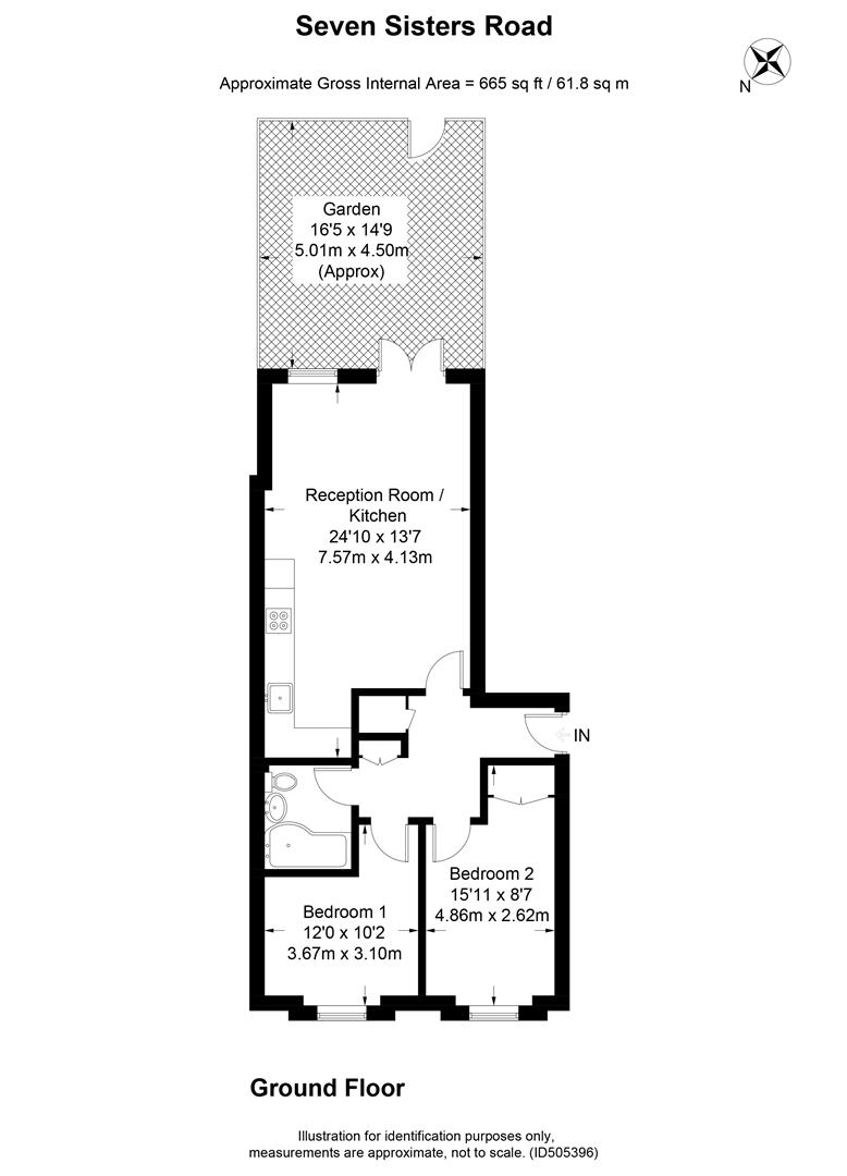 2 Bedrooms Flat for sale in Seven Sisters Road, London N4