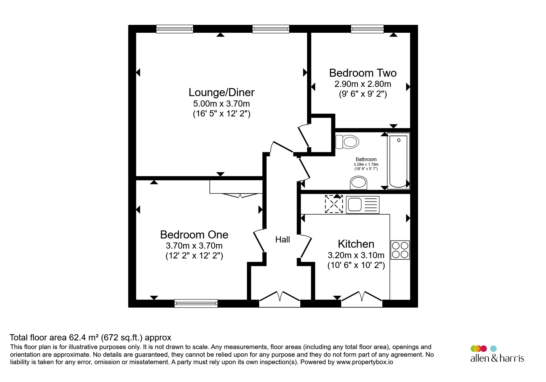 59, The Old Mill House, Edward Street, Westbury floorplan