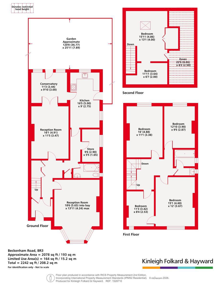 154, Beckenham Road, Kent floorplan