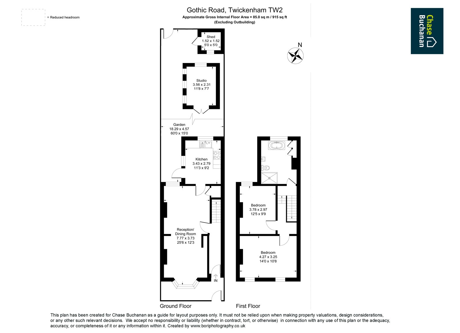 30, Gothic Road, Twickenham floorplan