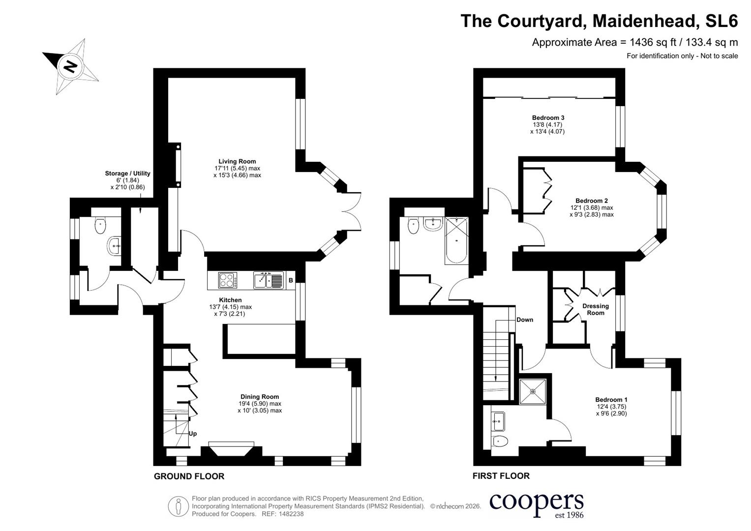 2, The Courtyard, Maidenhead floorplan