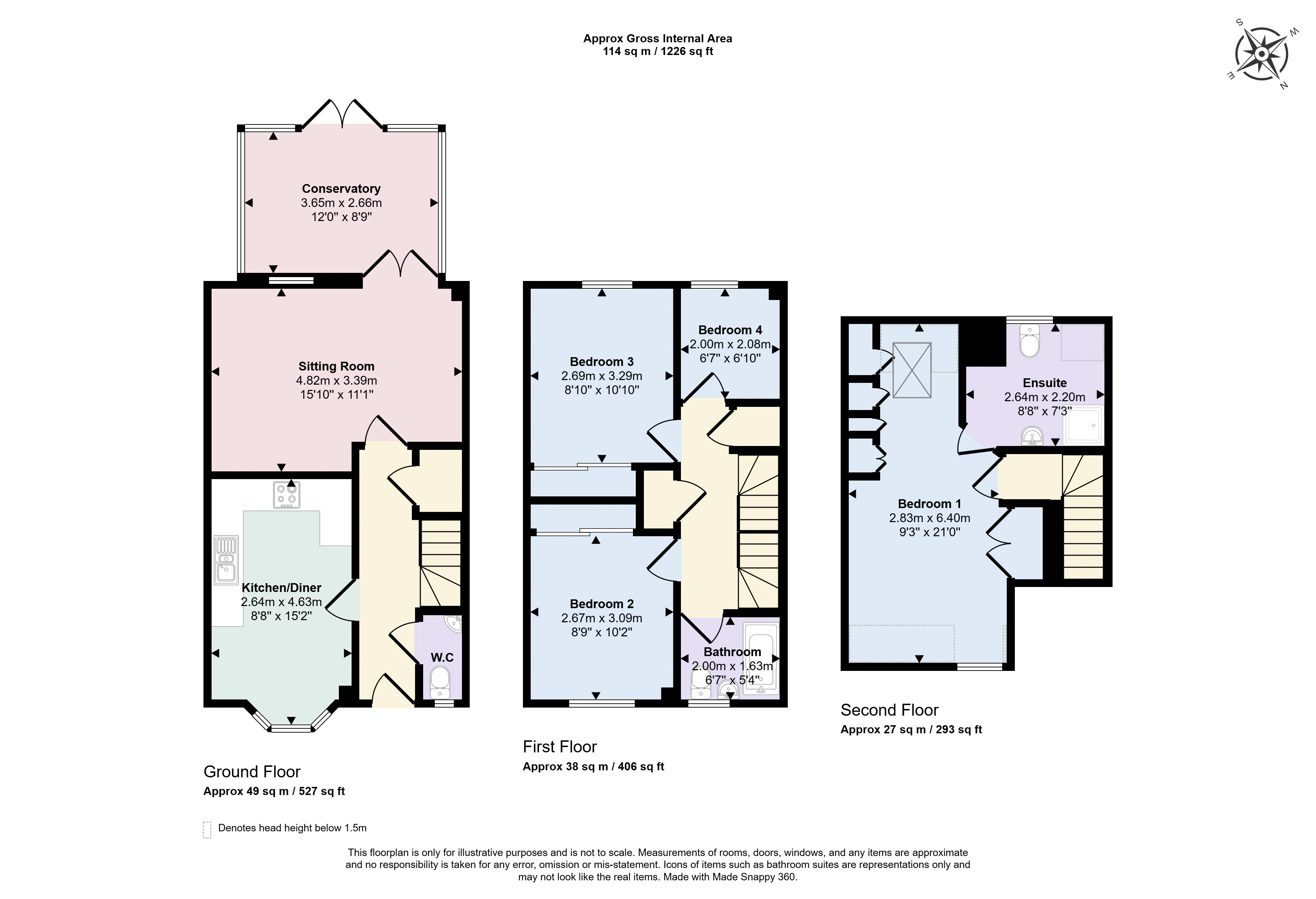 Clarks Way, Bath floorplan