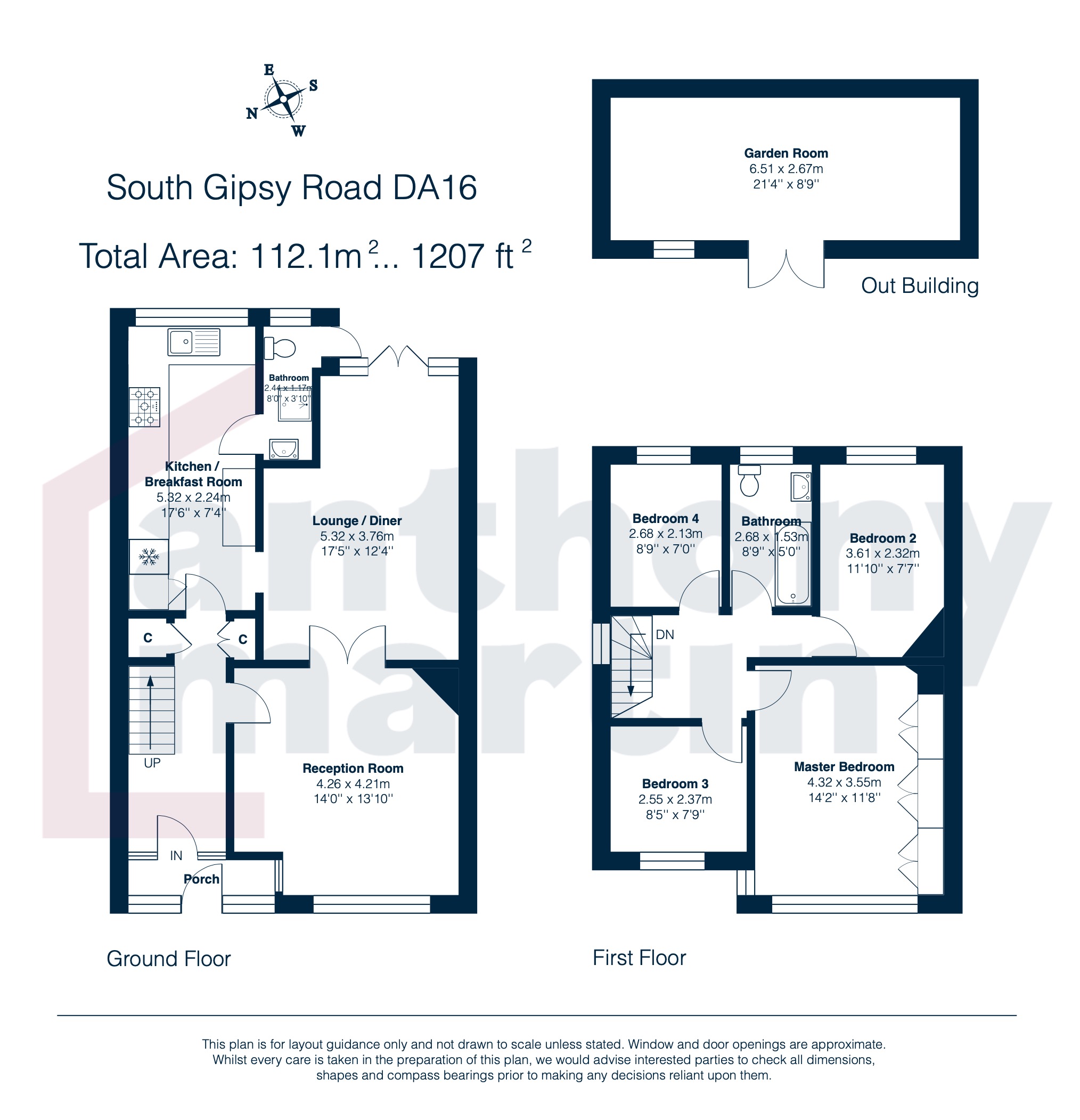 98, South Gipsy Road, Kent floorplan