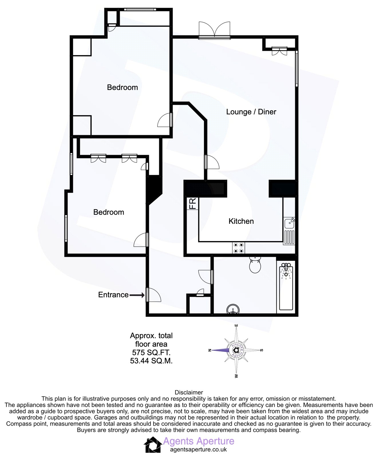 Flat 3,, Upleatham House, Chelmsford floorplan