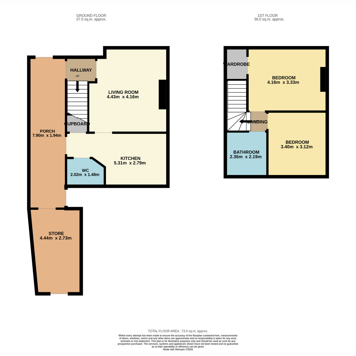 47, Mossgiel Crescent, Dundee floorplan