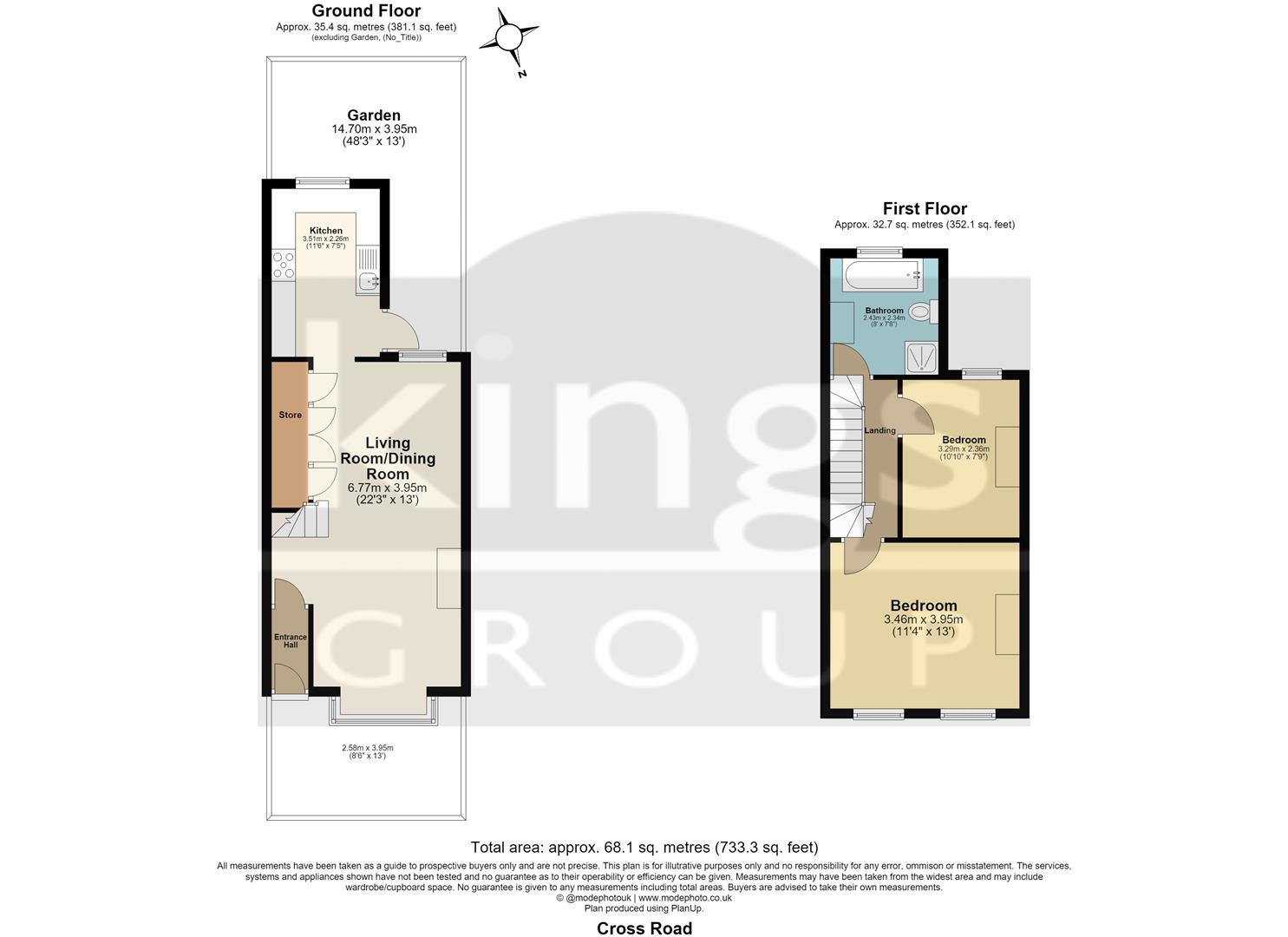 6, Cross Road, Enfield floorplan