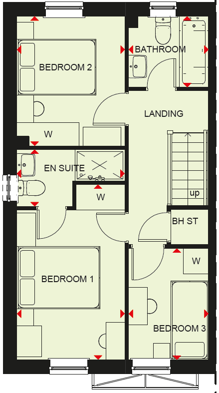 H8834561, Southern Cross, Wixams, Bedford floorplan