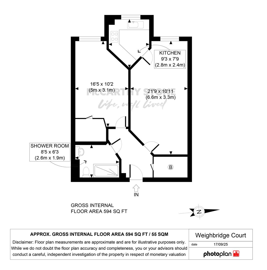 24 Weighbridge Court, 301 High Street, Ongar floorplan