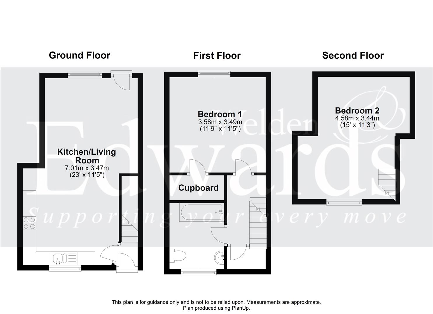 3, Park Street, Devon floorplan