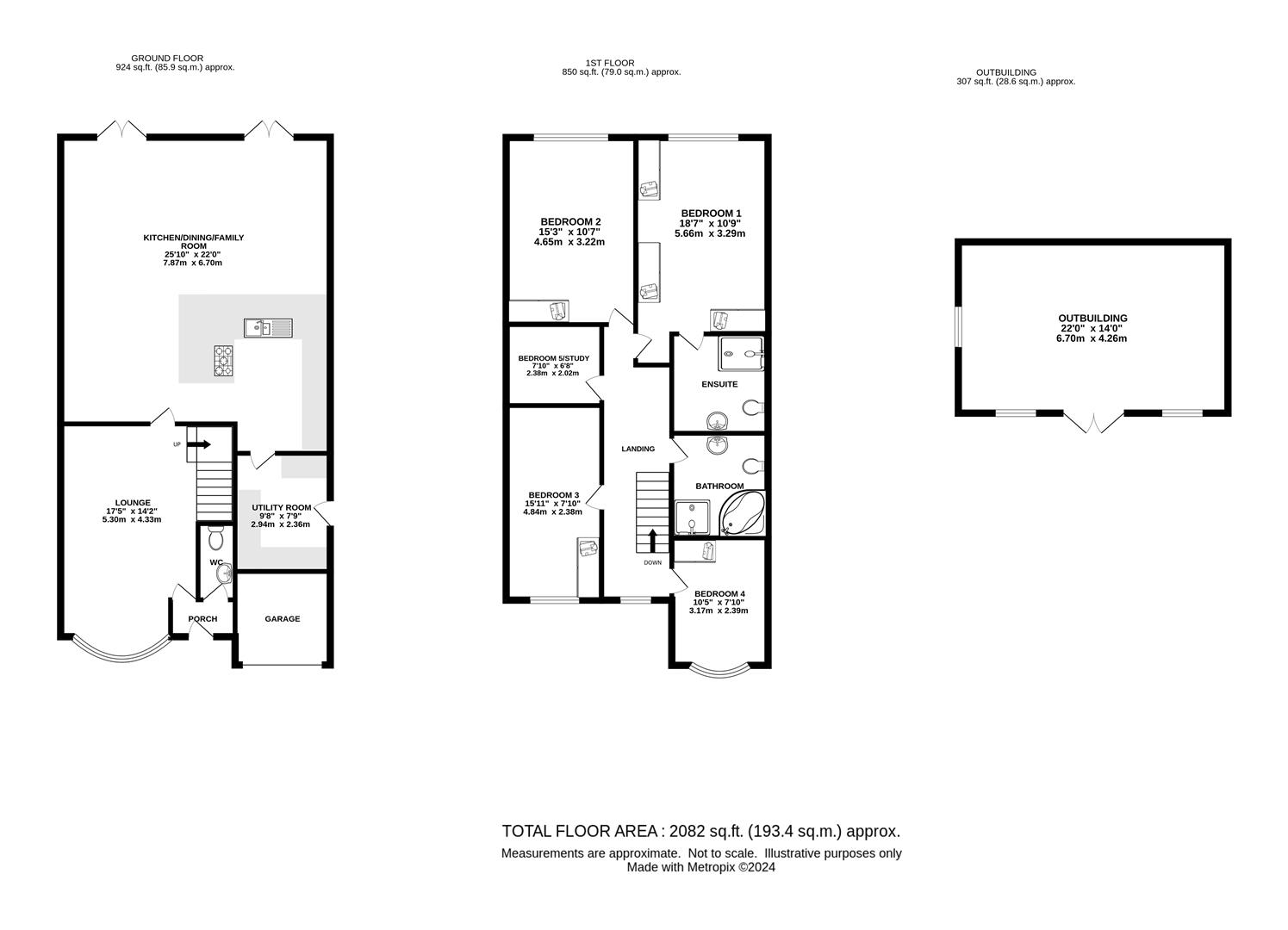 41, Rectory Chase, Brentwood floorplan